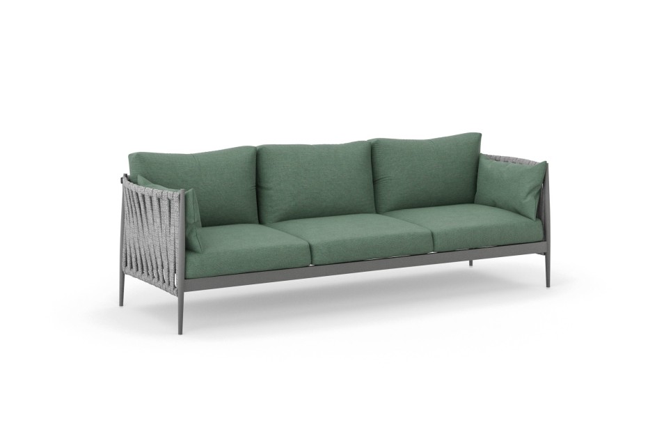 Ogrodowa sofa wypoczynkowa 3 osobowa MADERA - Doram design