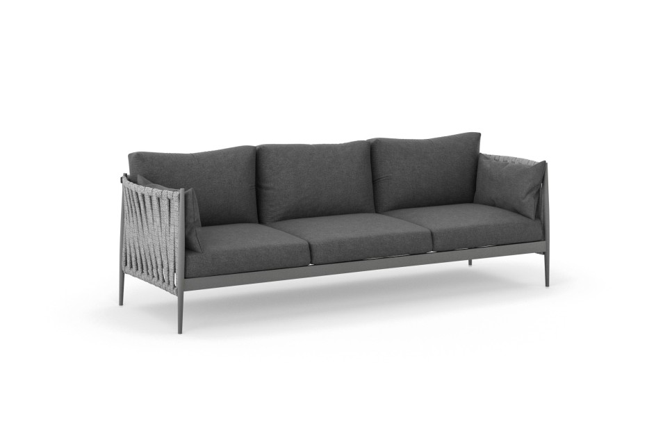 Ogrodowa sofa wypoczynkowa 3 osobowa MADERA - Doram design