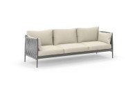 Ogrodowa sofa wypoczynkowa 3 osobowa MADERA - Doram design