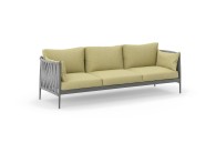 Ogrodowa sofa wypoczynkowa 3 osobowa MADERA - Doram design