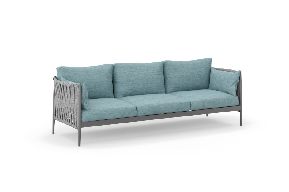 Ogrodowa sofa wypoczynkowa 3 osobowa MADERA - Doram design