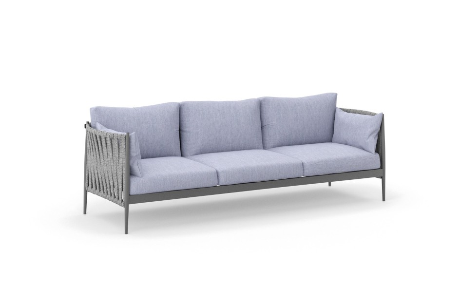 Ogrodowa sofa wypoczynkowa 3 osobowa MADERA - Doram design