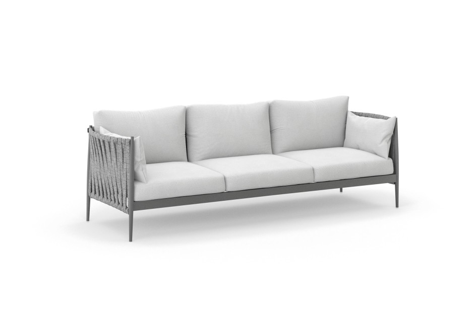 Ogrodowa sofa wypoczynkowa 3 osobowa MADERA - Doram design