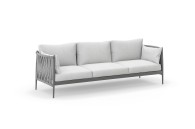 Ogrodowa sofa wypoczynkowa 3 osobowa MADERA - Doram design