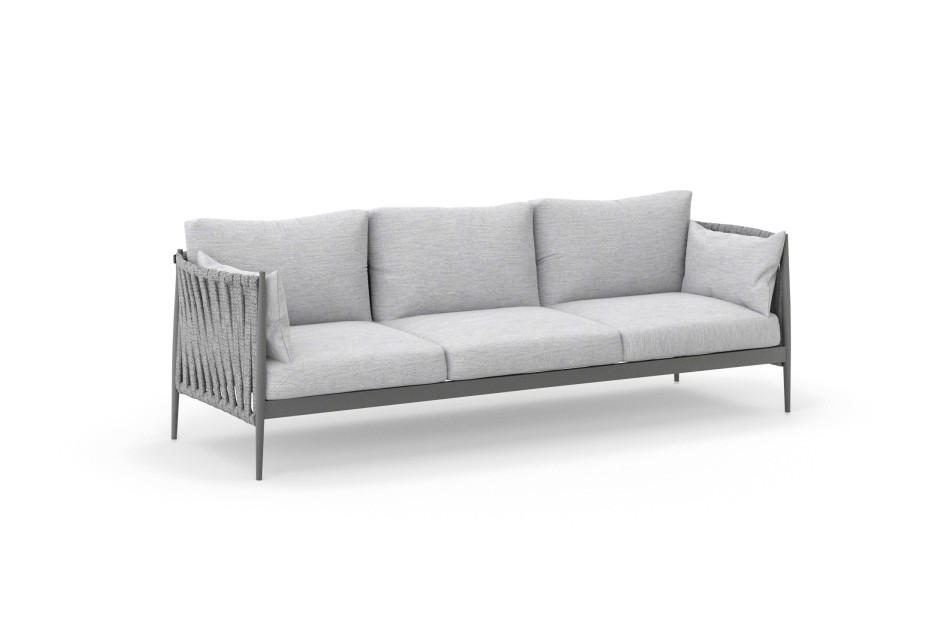 Ogrodowa sofa wypoczynkowa 3 osobowa MADERA - Doram design