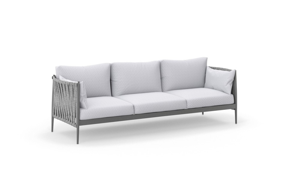 Ogrodowa sofa wypoczynkowa 3 osobowa MADERA - Doram design