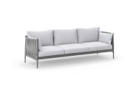Ogrodowa sofa wypoczynkowa 3 osobowa MADERA - Doram design