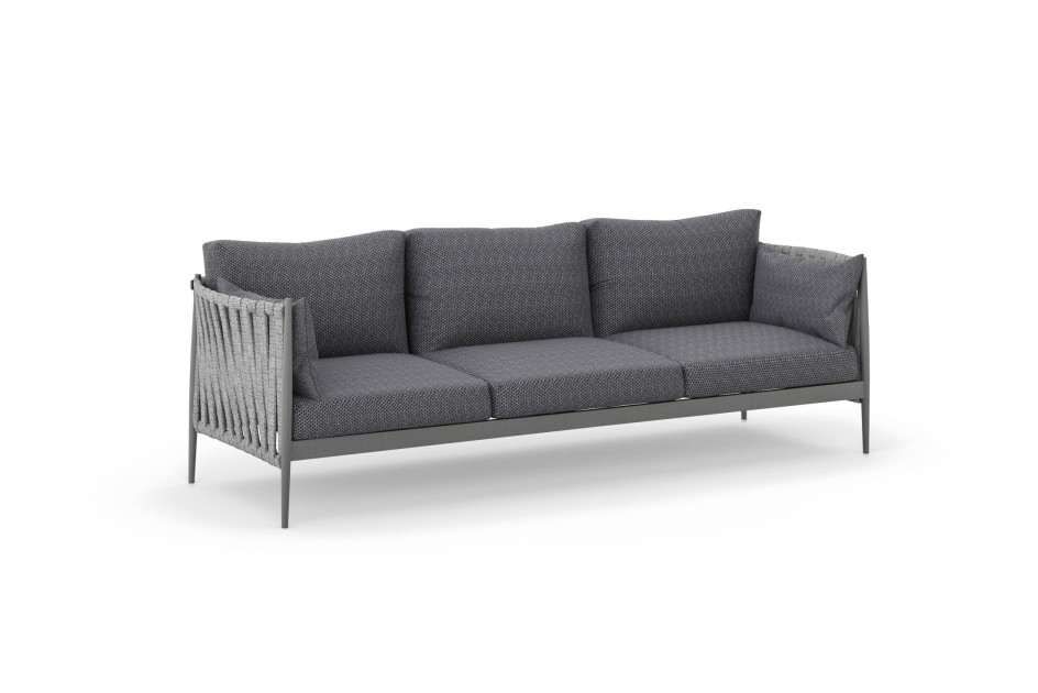 Ogrodowa sofa wypoczynkowa 3 osobowa MADERA - Doram design