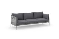 Ogrodowa sofa wypoczynkowa 3 osobowa MADERA - Doram design