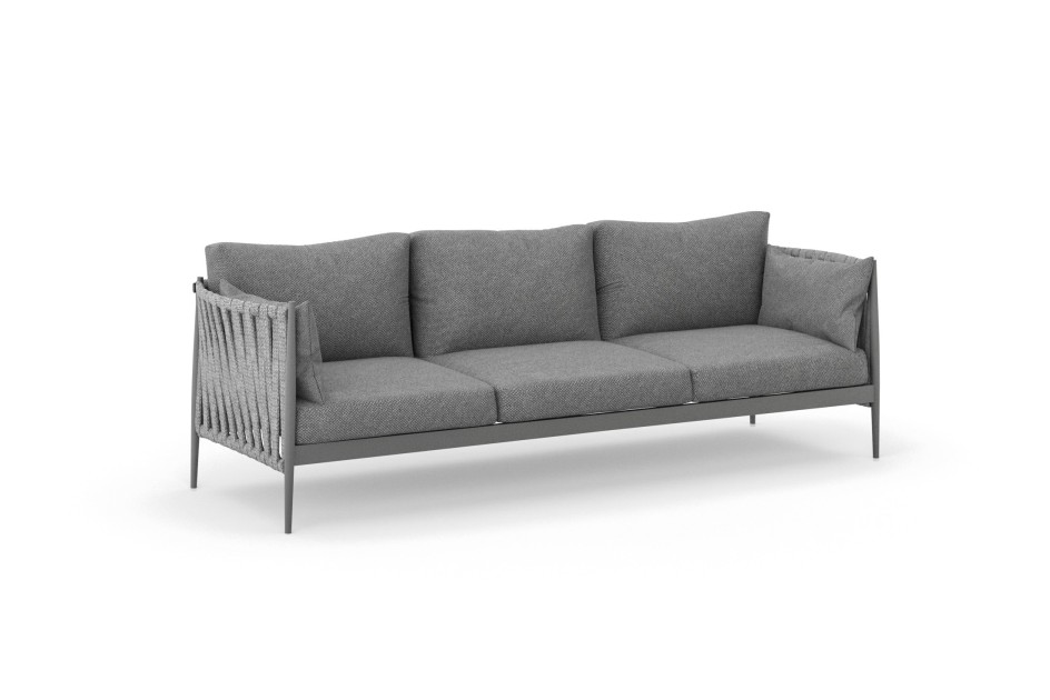 Ogrodowa sofa wypoczynkowa 3 osobowa MADERA - Doram design