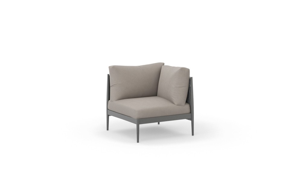 Ogrodowy moduł narożny 1 osobowy MADERA - Doram design