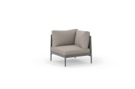 Ogrodowy moduł narożny 1 osobowy MADERA - Doram design