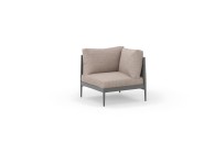 Ogrodowy moduł narożny 1 osobowy MADERA - Doram design