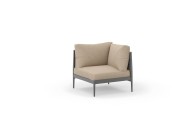 Ogrodowy moduł narożny 1 osobowy MADERA - Doram design