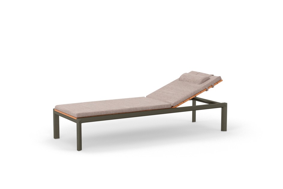 New York leżak teak