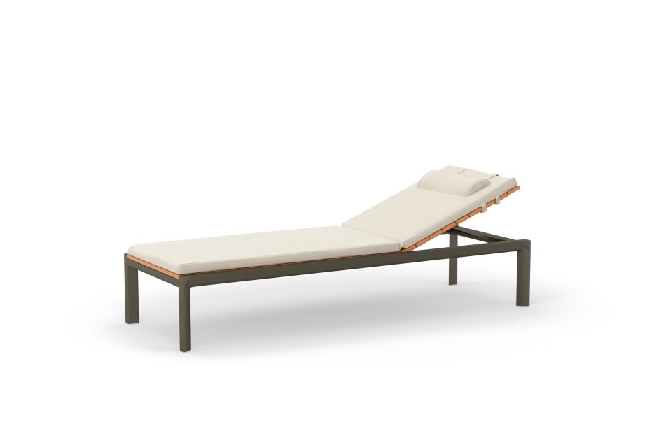 New York leżak teak