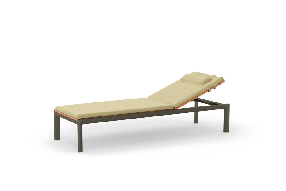 New York leżak teak