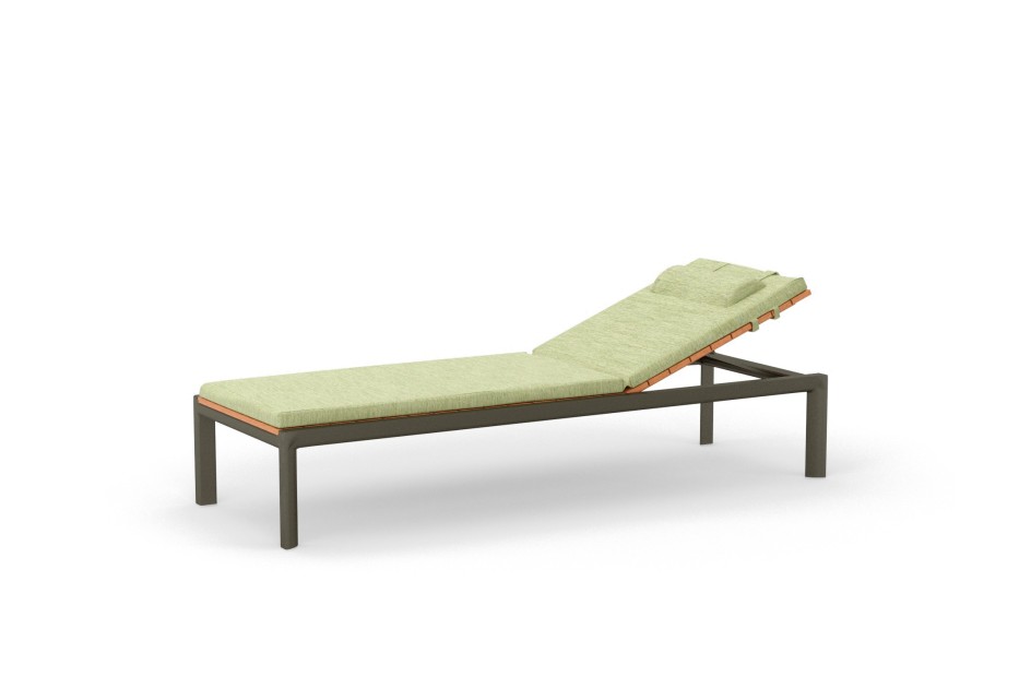 New York leżak teak