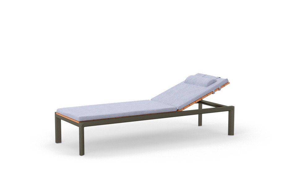 New York leżak teak