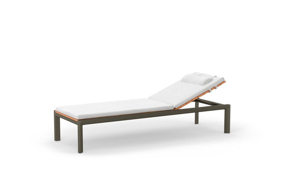 New York leżak teak