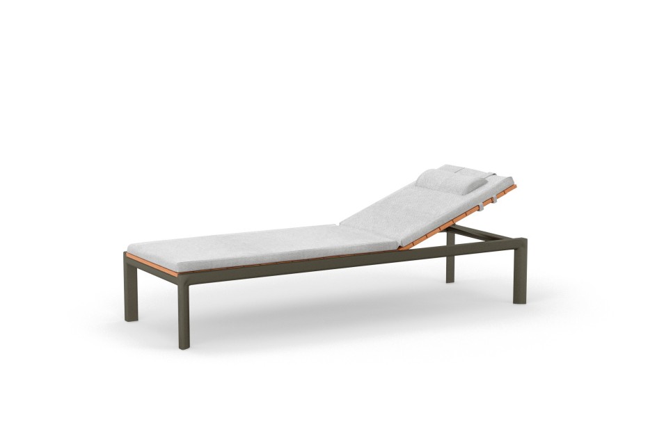 New York leżak teak