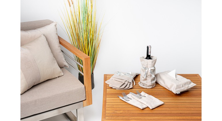 Zestaw do dekoracji stołu - Cream