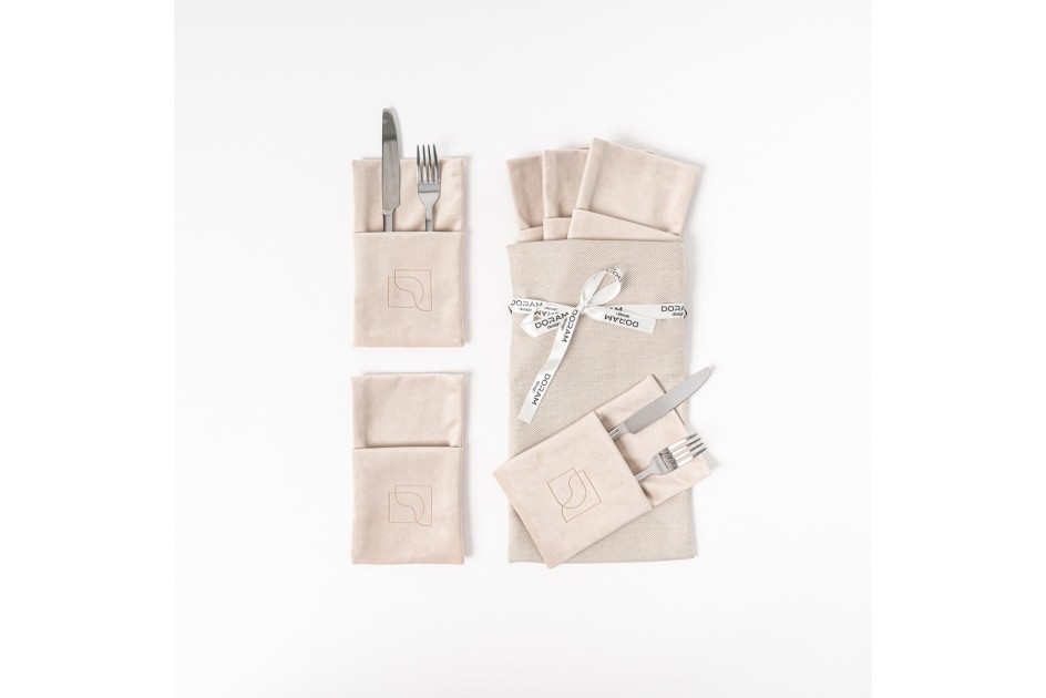 Zestaw do dekoracji stołu - Cream