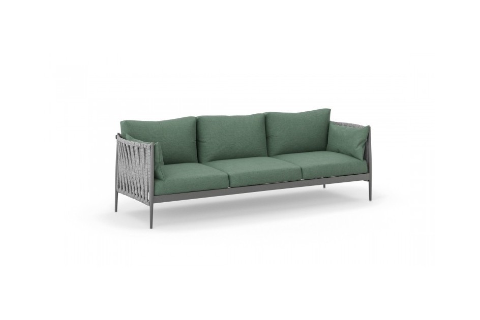 Ogrodowa sofa wypoczynkowa 3 osobowa MADERA - Doram design