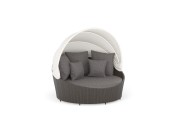 Leżanka ogrodowa z daszkiem Marina | doramdesign.pl