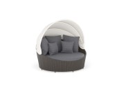 Leżanka ogrodowa z daszkiem Marina | doramdesign.pl