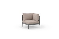 Ogrodowy moduł narożny 1 osobowy MADERA - Doram design