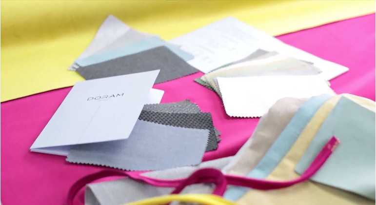 Próbki tkanin welurowych - wybierz kolor