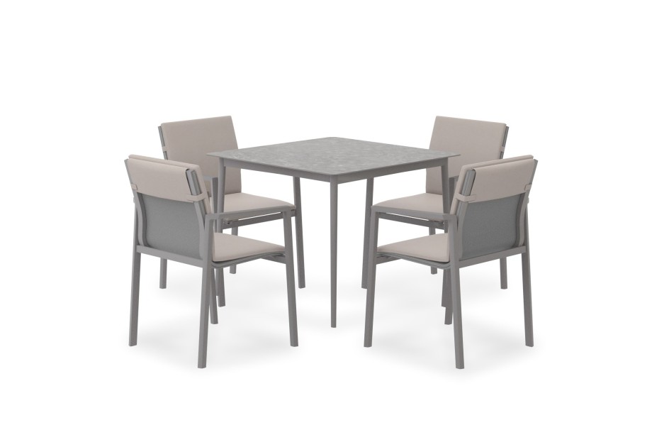 Doram design - meble ogrodowe - Madera zestaw jadalniany 2