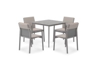 Doram design - meble ogrodowe - Madera zestaw jadalniany 2