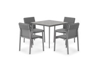 Doram design - meble ogrodowe - Madera zestaw jadalniany 2