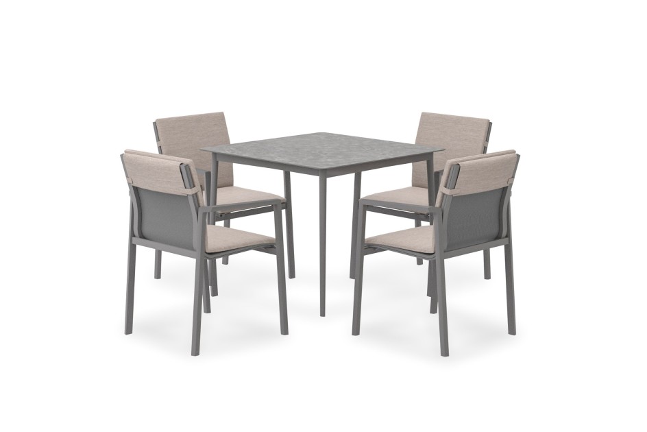 Doram design - meble ogrodowe - Madera zestaw jadalniany 2