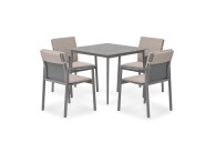 Doram design - meble ogrodowe - Madera zestaw jadalniany 2