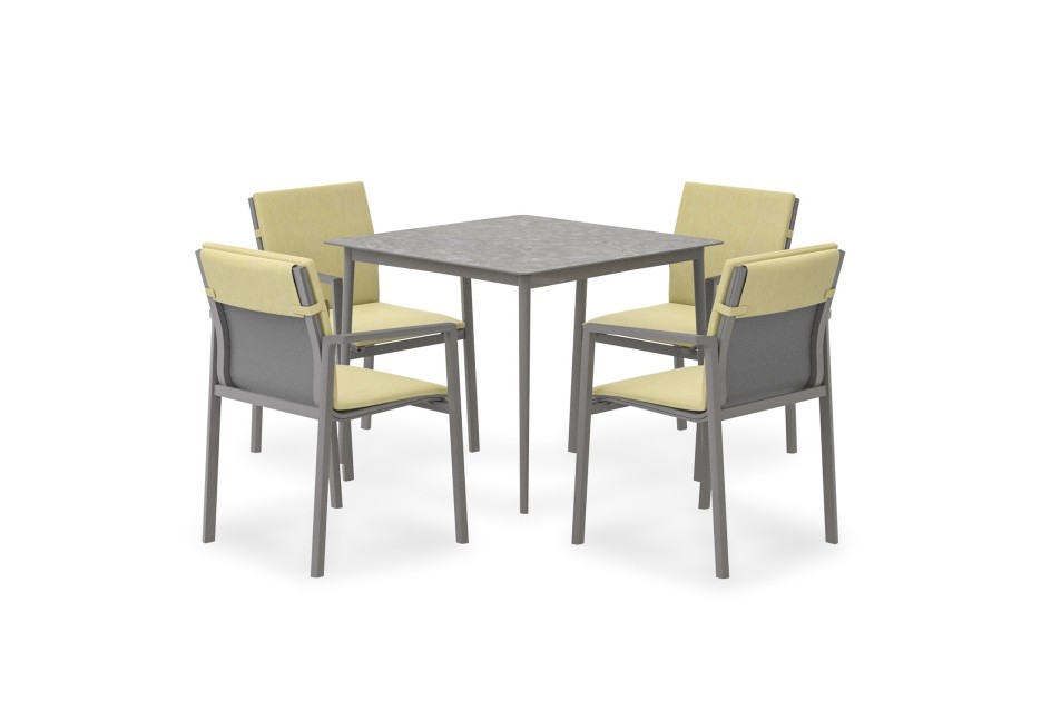 Doram design - meble ogrodowe - Madera zestaw jadalniany 2