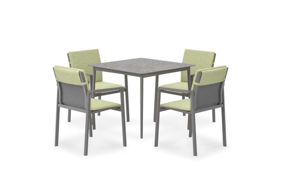 Doram design - meble ogrodowe - Madera zestaw jadalniany 2