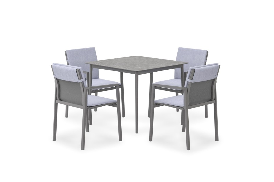 Doram design - meble ogrodowe - Madera zestaw jadalniany 2