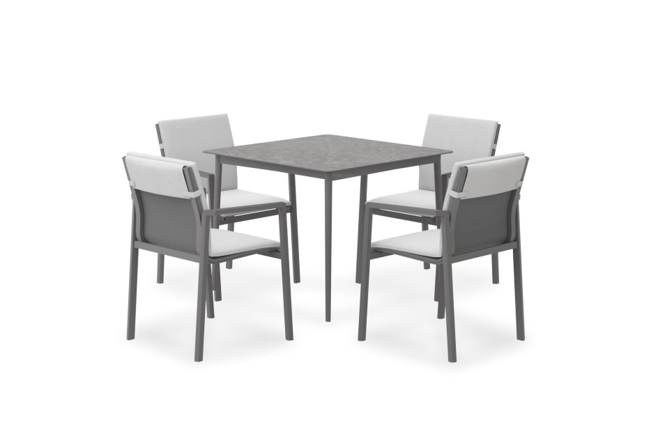 Doram design - meble ogrodowe - Madera zestaw jadalniany 2