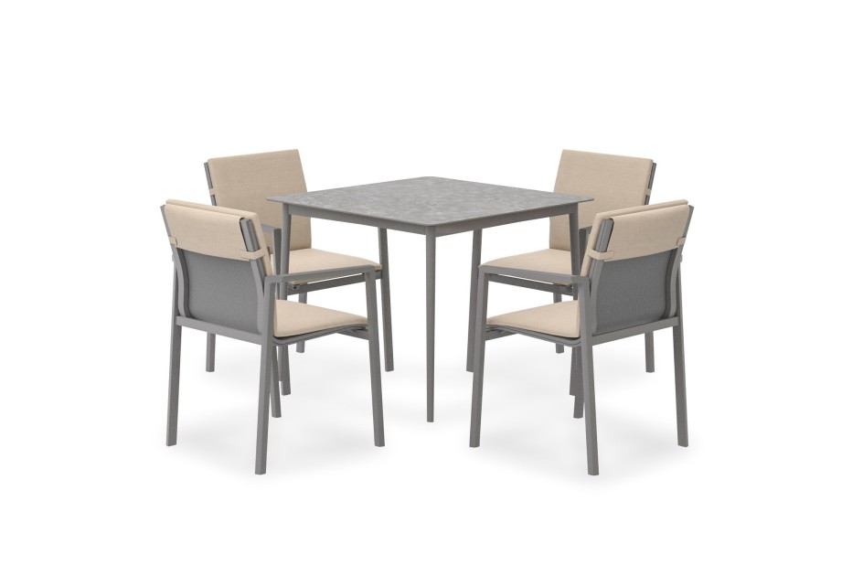 Doram design - meble ogrodowe - Madera zestaw jadalniany 2