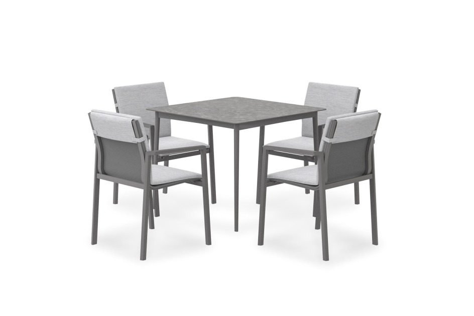 Doram design - meble ogrodowe - Madera zestaw jadalniany 2