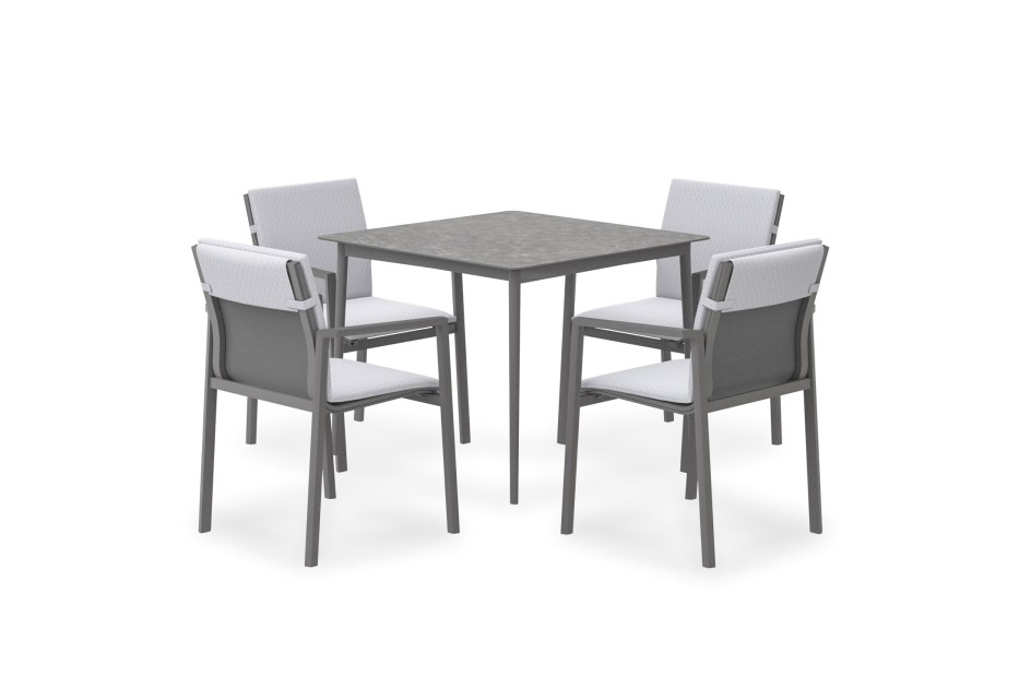 Doram design - meble ogrodowe - Madera zestaw jadalniany 2