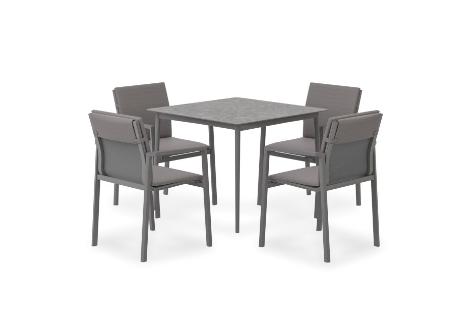 Doram design - meble ogrodowe - Madera zestaw jadalniany 2