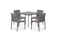 Doram design - meble ogrodowe - Madera zestaw jadalniany 2