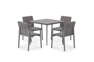 Doram design - meble ogrodowe - Madera zestaw jadalniany 2