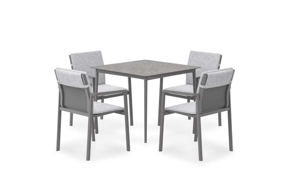 Doram design - meble ogrodowe - Madera zestaw jadalniany 2