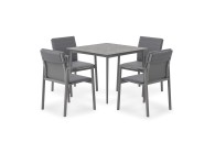 Doram design - meble ogrodowe - Madera zestaw jadalniany 2