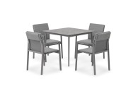 Doram design - meble ogrodowe - Madera zestaw jadalniany 2